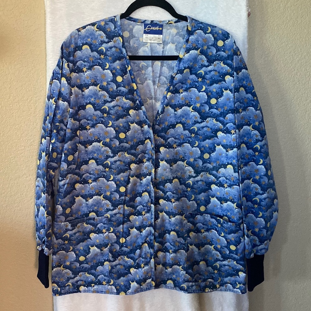 Ladies Crest Scrub Jacket-size M